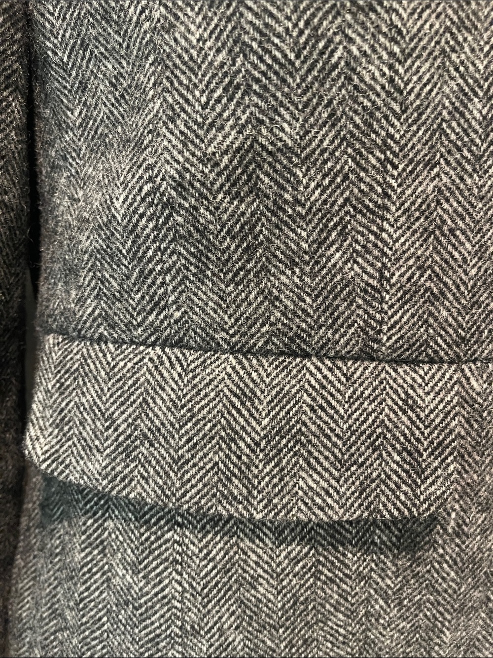 Talbots Herringbone Wool Aberdeen Shetland Blazer Size 12 - Picture 6 of 10